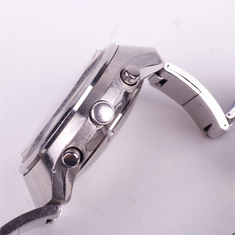 "Seiko" automatic Chronograph mens wristwatch. — image 2