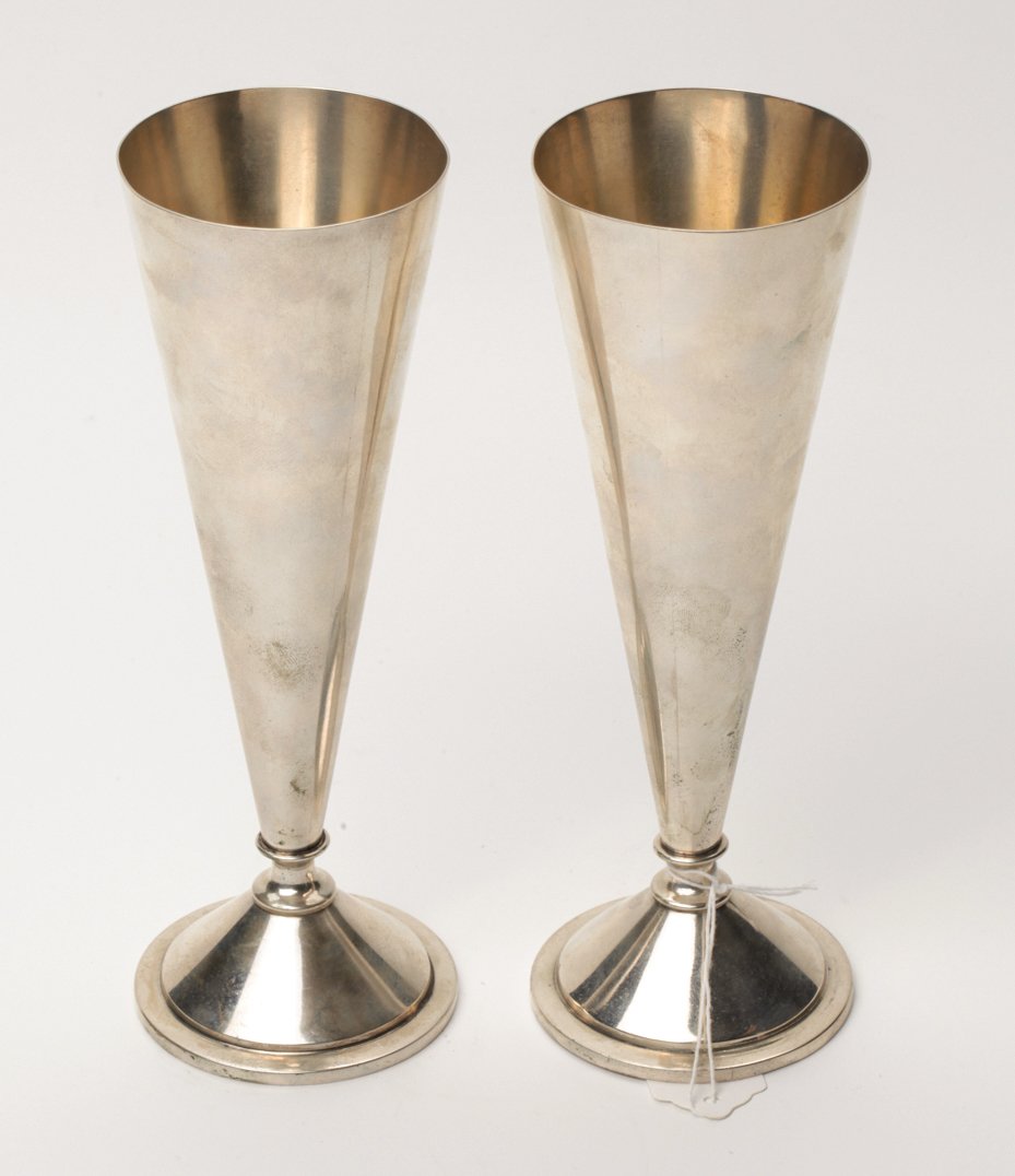 Pair of russian silver wedding goblets. — image 2