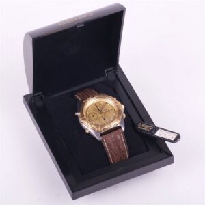 New quarz mens chronogtaph "Seiko" with alarm in a box. — image 1