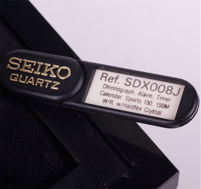 New quarz mens chronogtaph "Seiko" with alarm in a box. — image 3