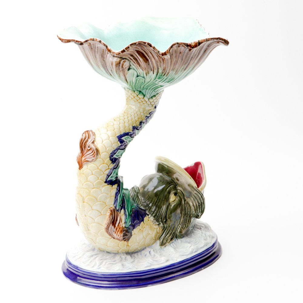 Russian Vase in the shape of dolphin. — image 2