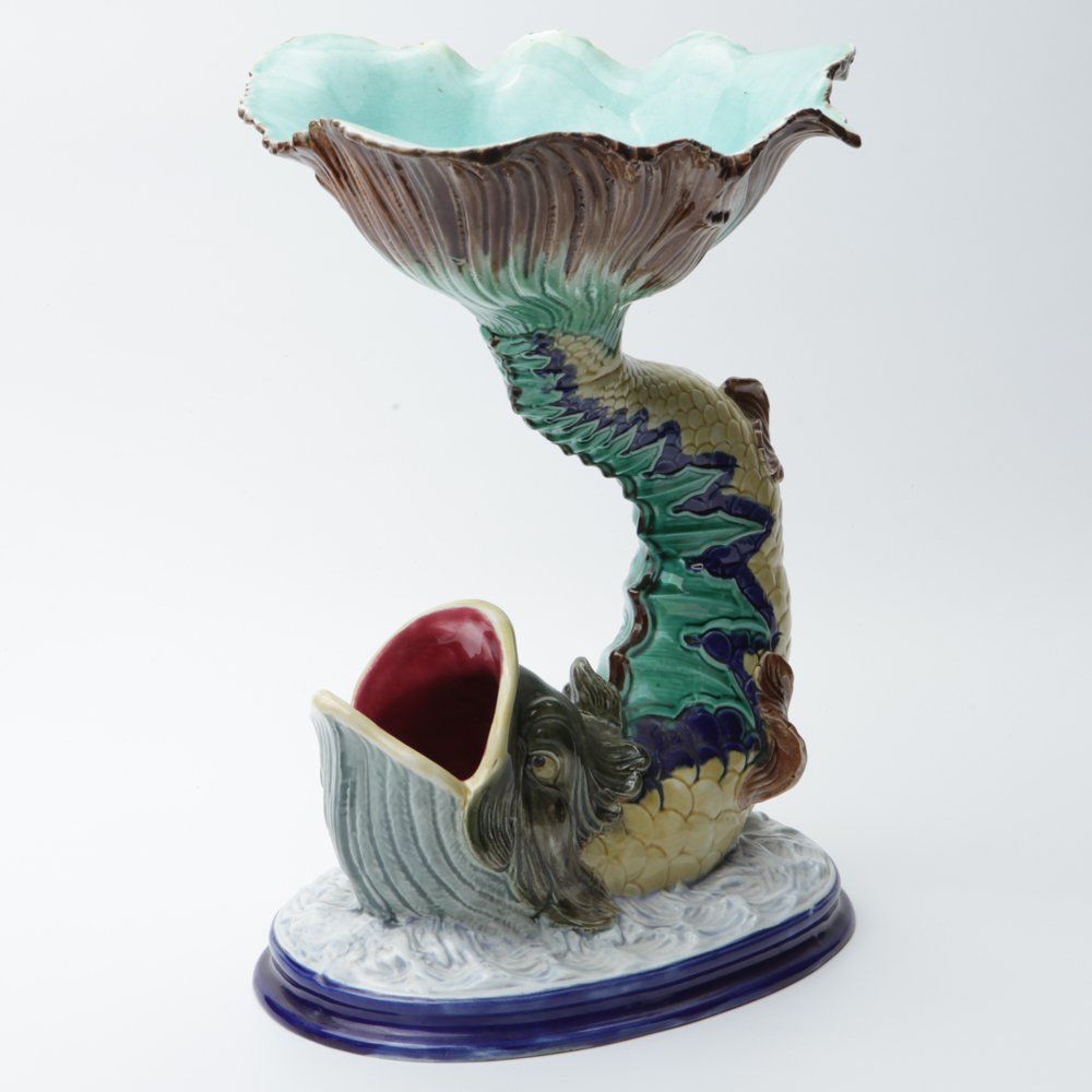 Russian Vase in the shape of dolphin. — image 3