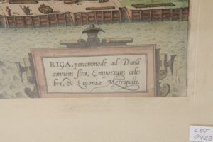 Chromolithography with the map of Riga city. — image 2