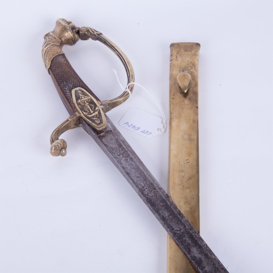 French navy officer sword. 18 century. — image 1