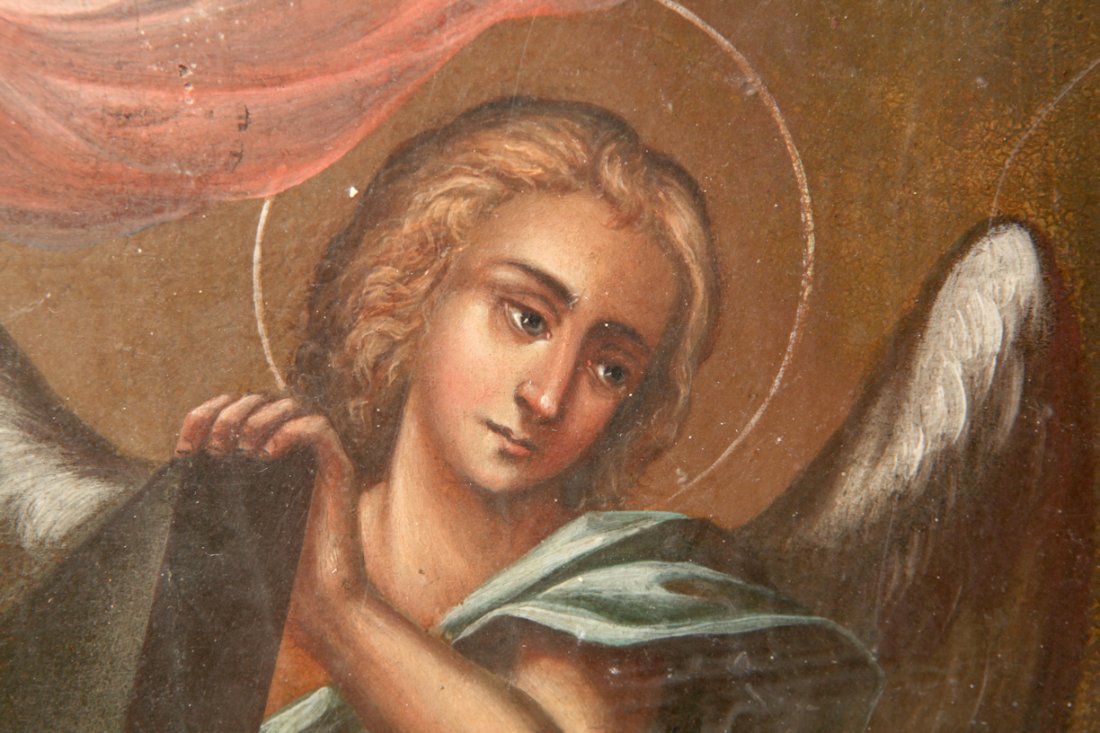 Russian rounded icon of resurrection. — image 3