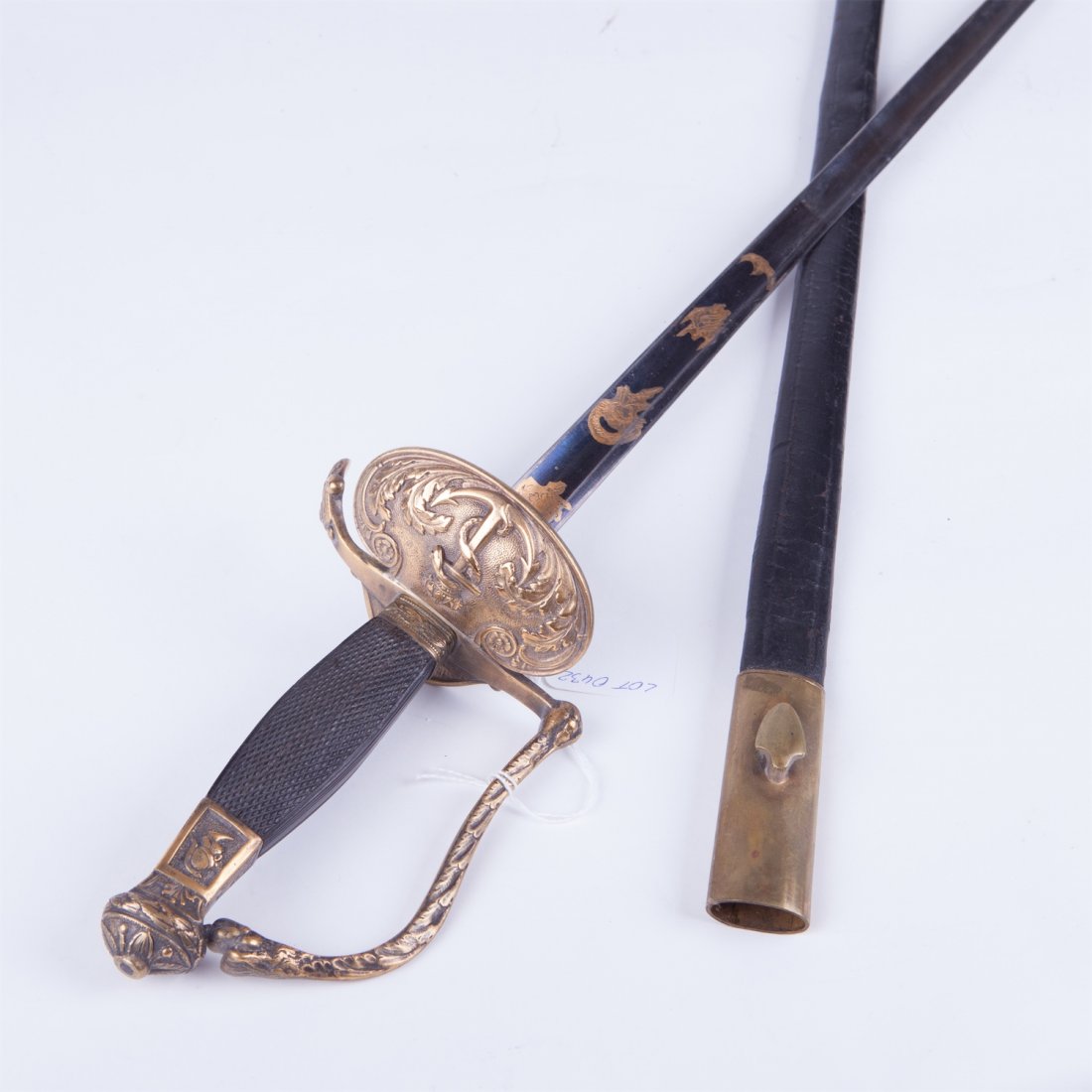 French naval sword senior officer ranks. 1804-1830. — image 1