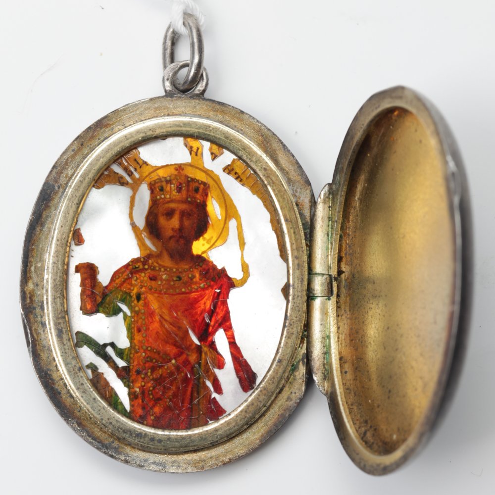 Russian travel icon of Saint Konstantin. — image 1