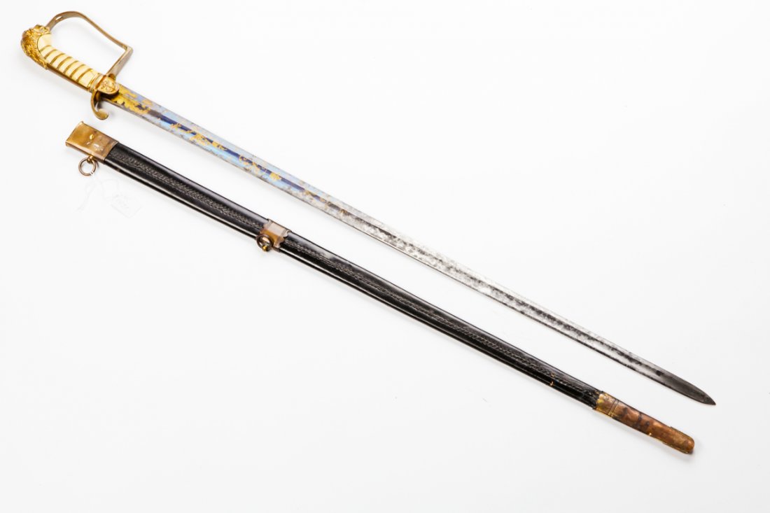 English navy officer sword. — image 3