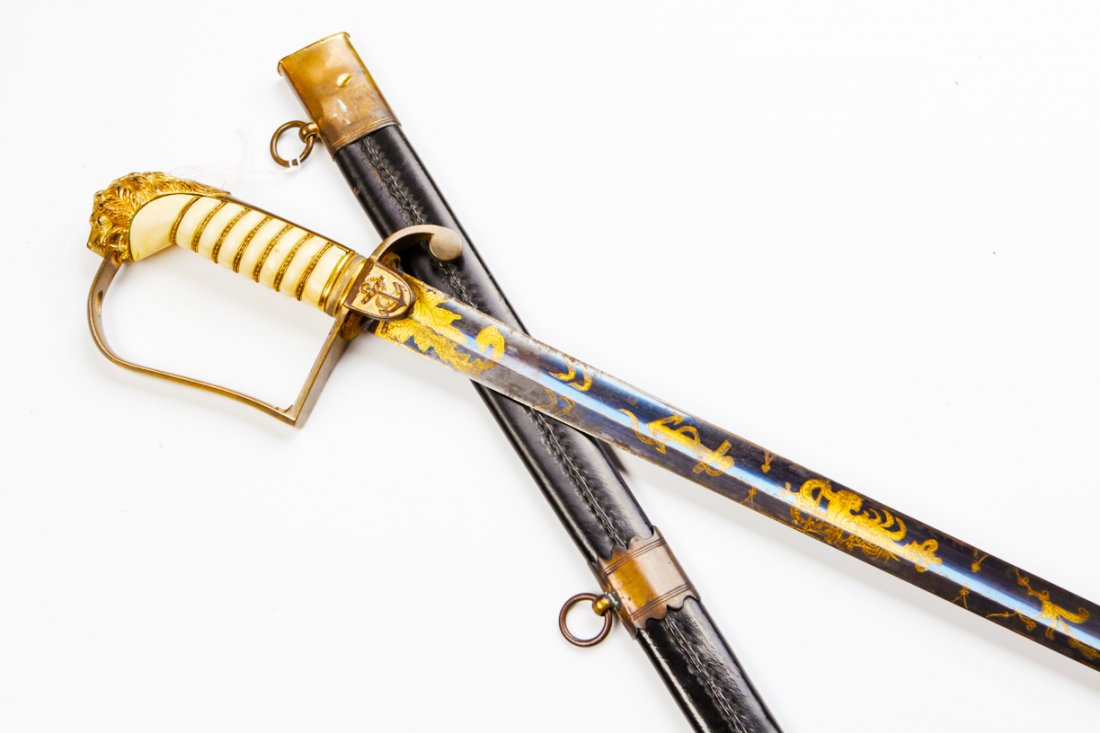 English navy officer sword. — image 4