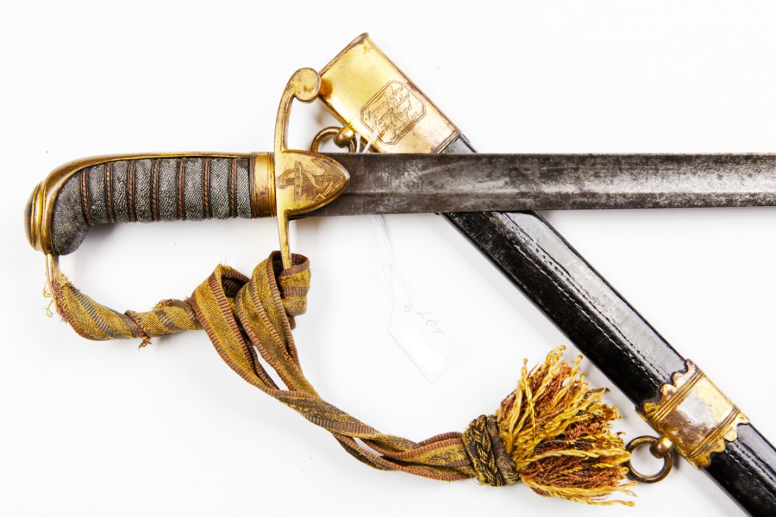 English navy officer sword. — image 2