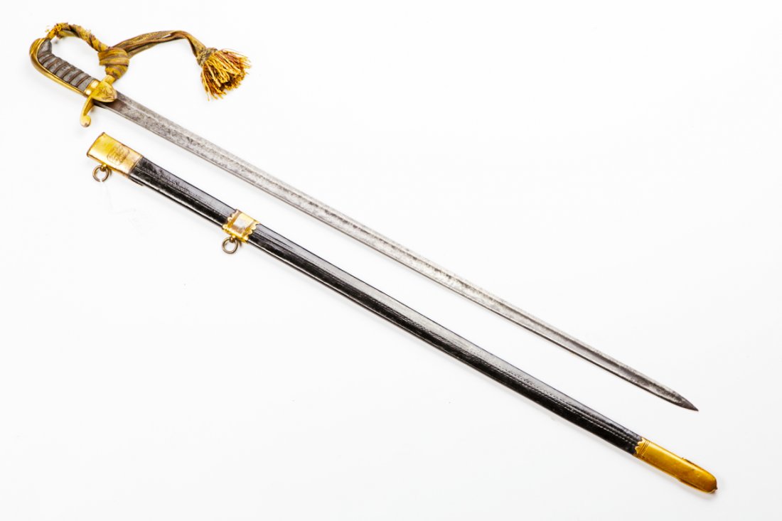 English navy officer sword. — image 4