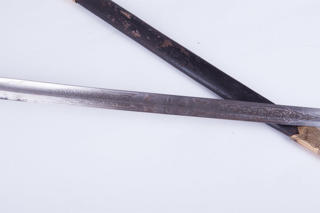 English navy officer sword. — image 3