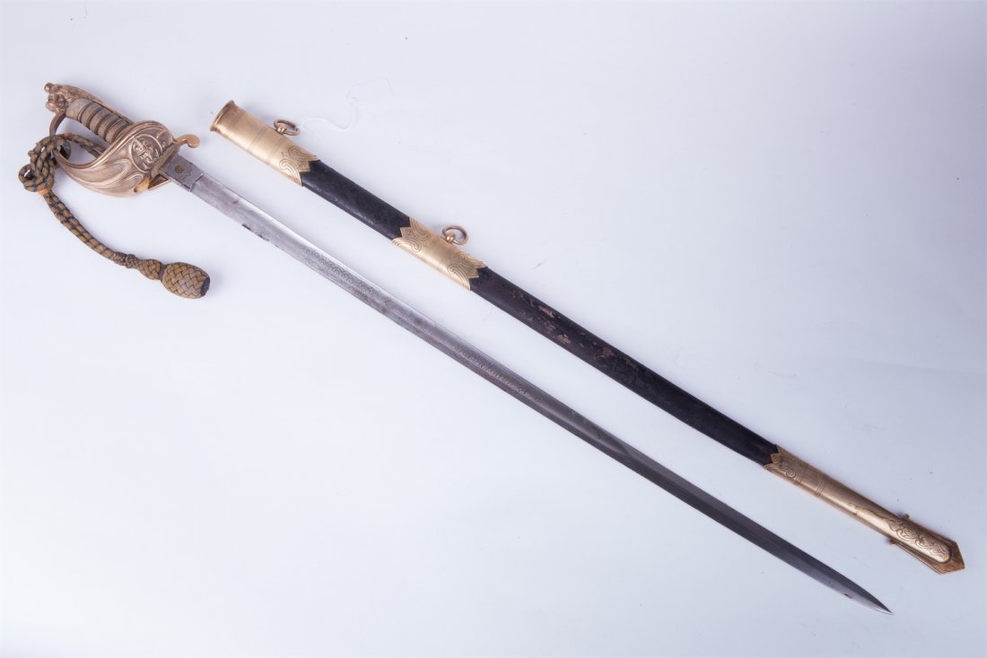 English navy officer sword. — image 4