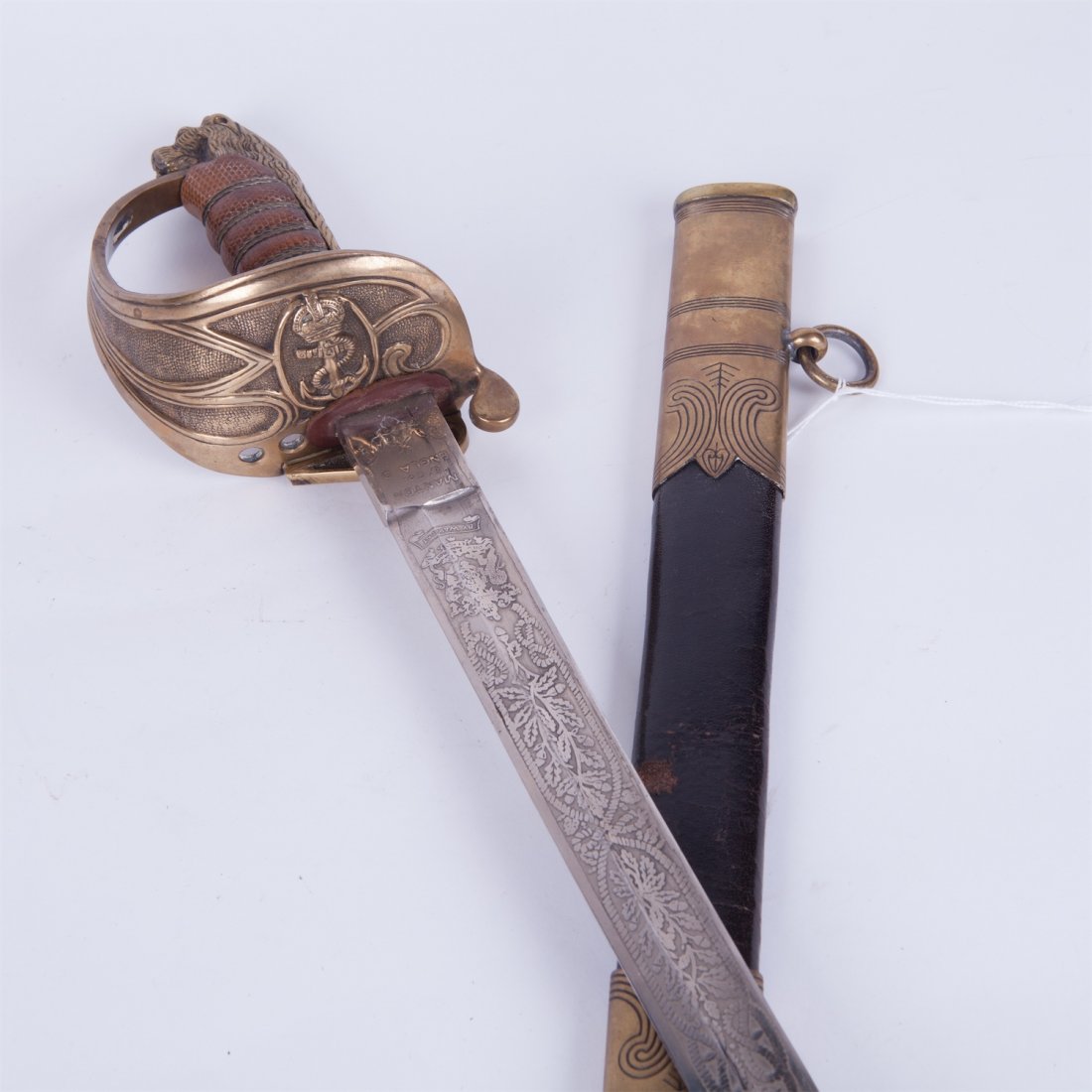 English navy officer sword. — image 1