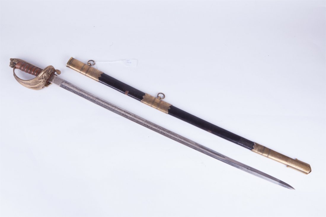 English navy officer sword. — image 2