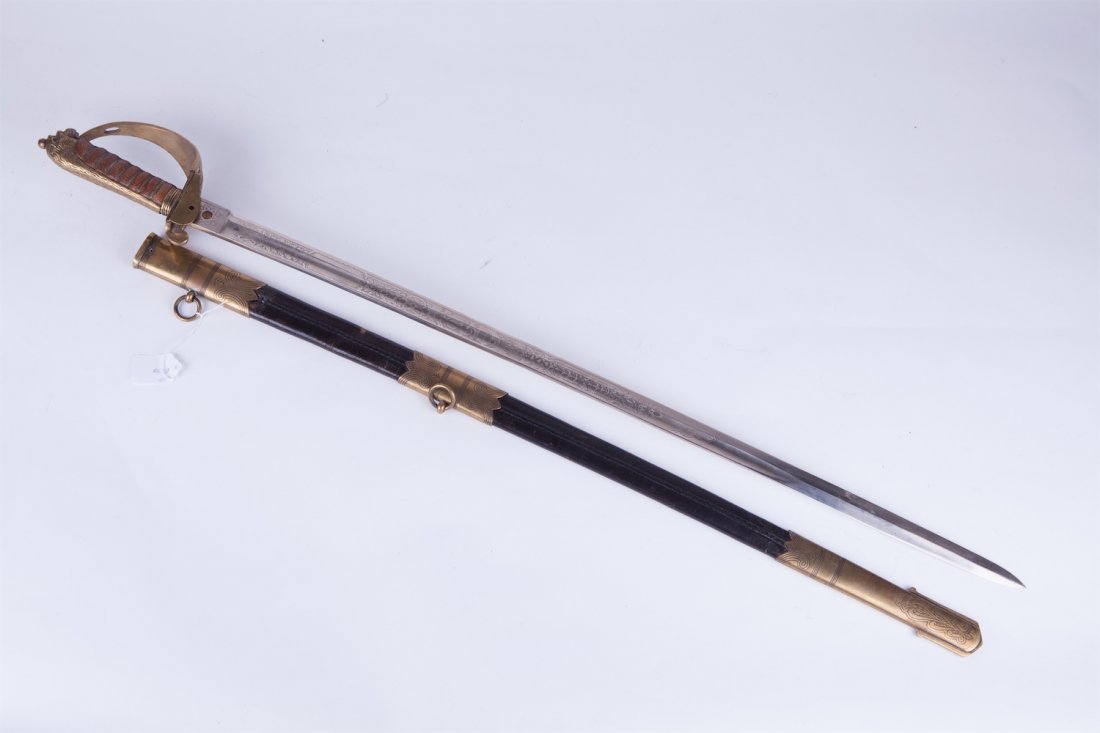 English navy officer sword. — image 3
