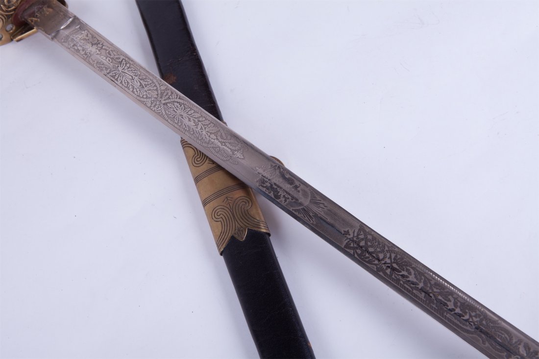 English navy officer sword. — image 4