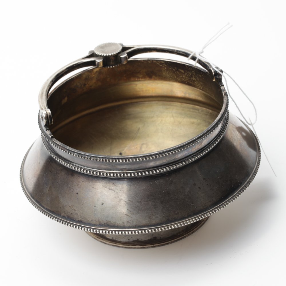Russian silver sugar bowl. — image 3