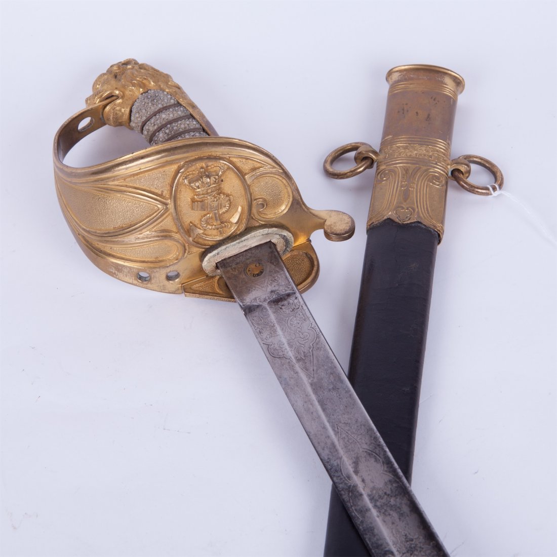 English navy officer sword. — image 1