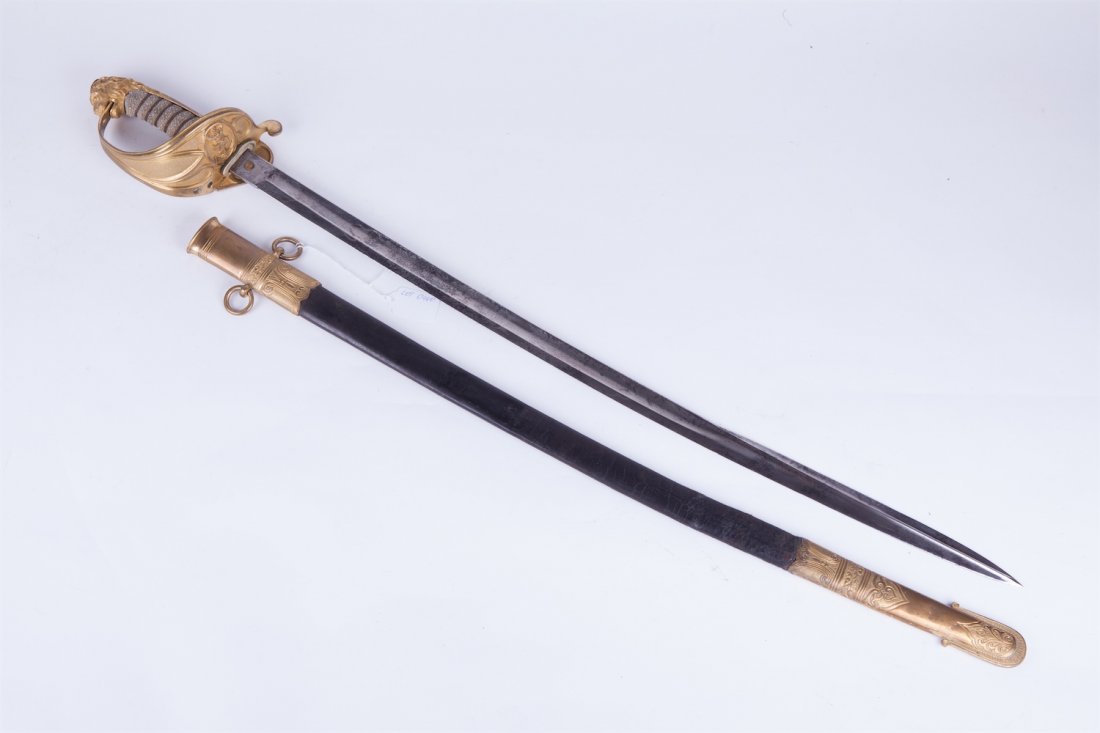 English navy officer sword. — image 2