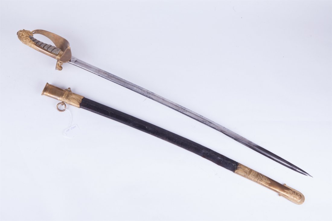 English navy officer sword. — image 3