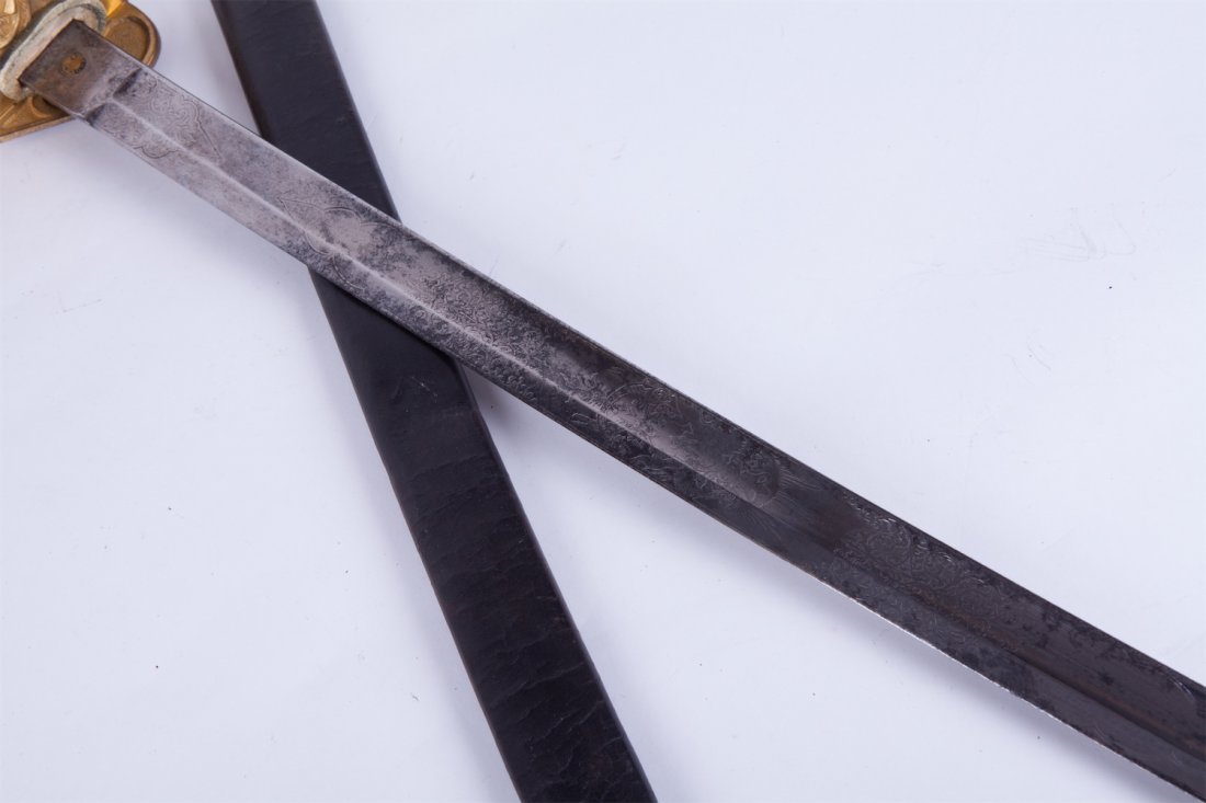 English navy officer sword. — image 4
