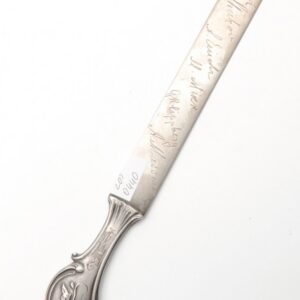 Russian imperial time paper knife. — image 1