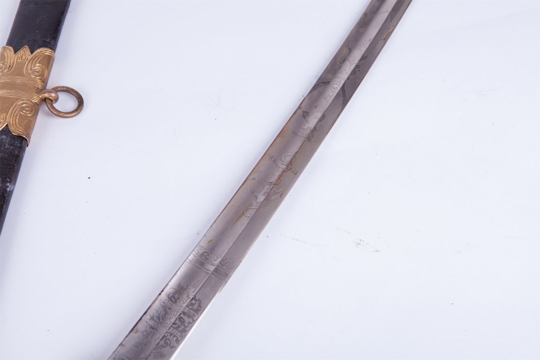 English navy officer sword. — image 2