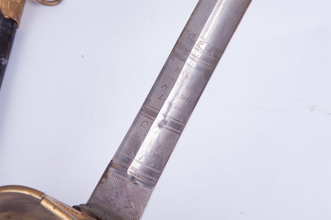 English navy officer sword. — image 3