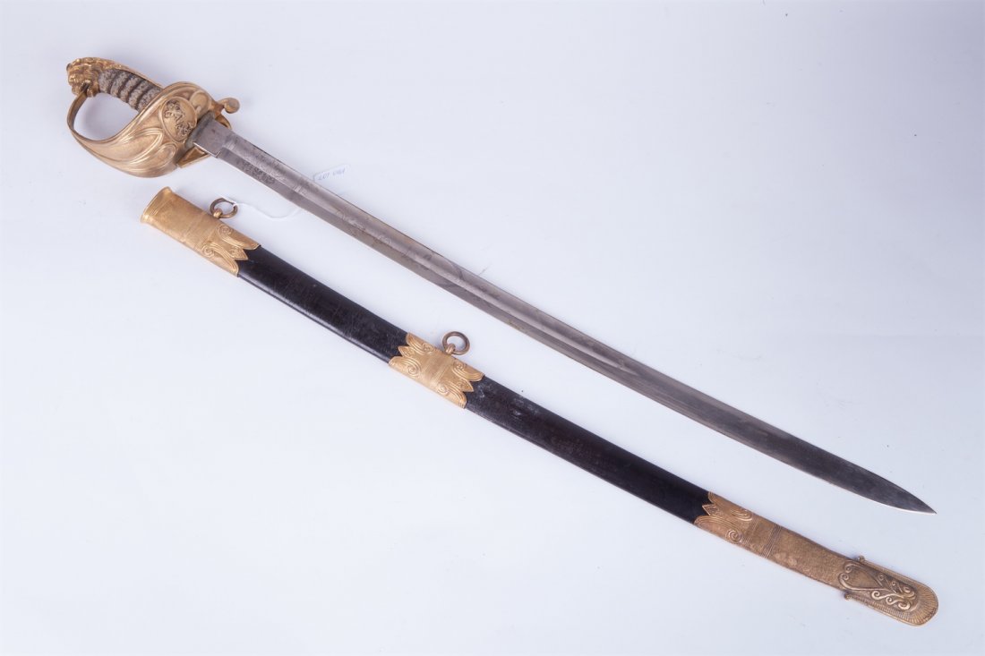 English navy officer sword. — image 4