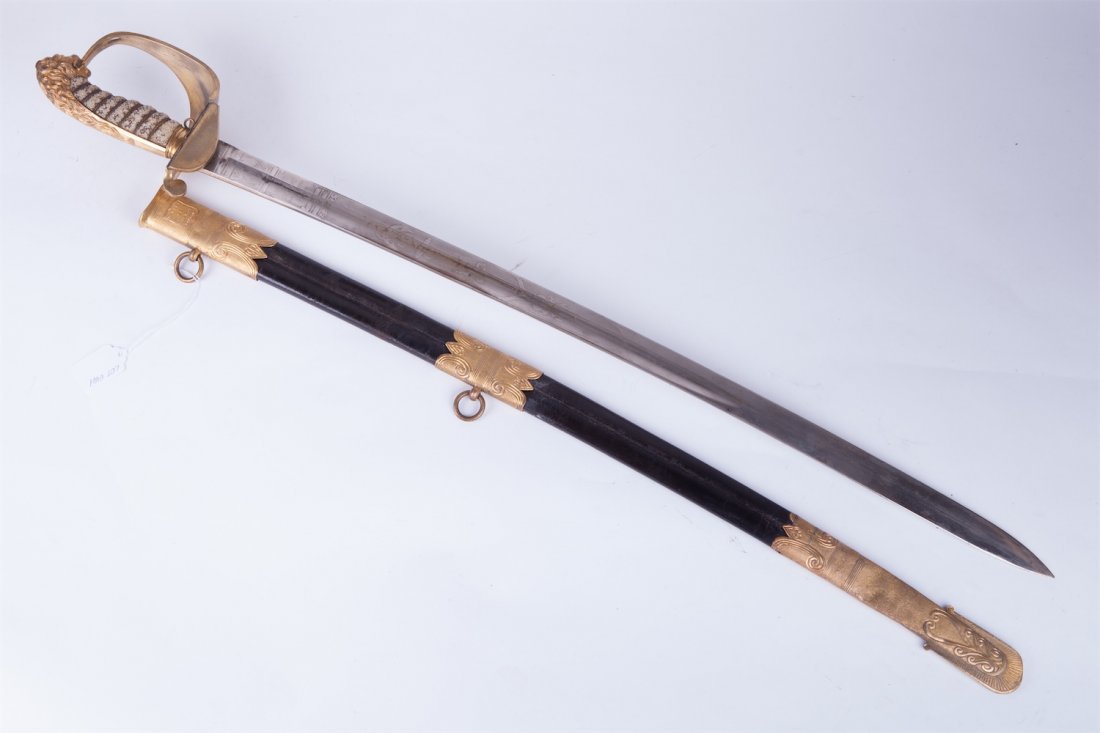 English navy officer sword. — image 5
