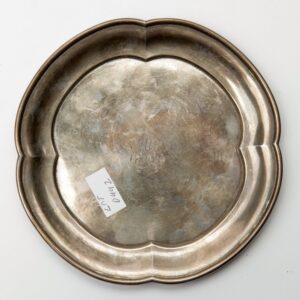 Russian imperial silver tray. — image 1