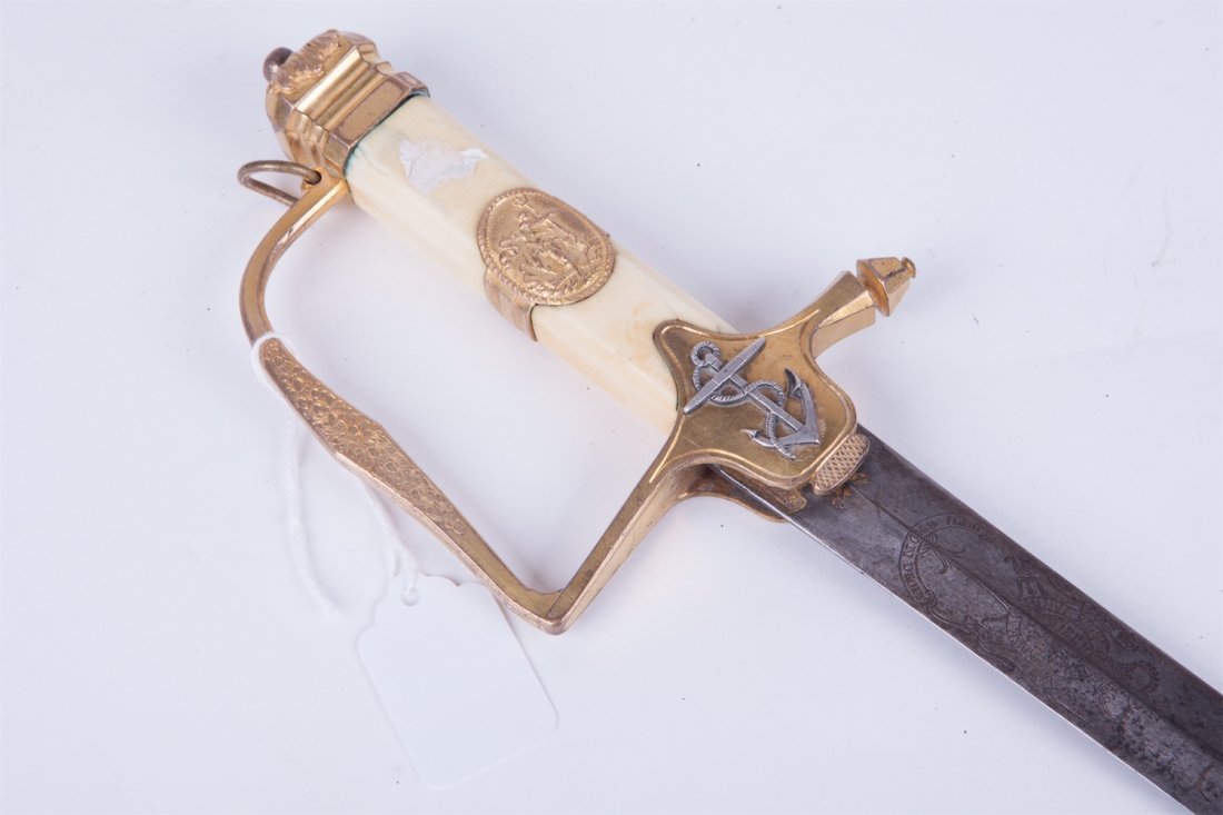 English navy officer sword. — image 1