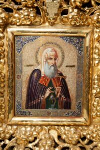 Russian icon of Saint Moscow Patriarch Ermogen. — image 4