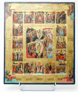 Russian icon The Resurrection. — image 1