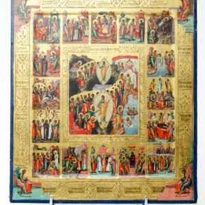 Russian icon The Resurrection. — image 1
