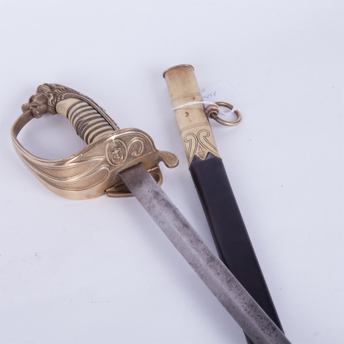German navy officer sword 19 century. — image 1