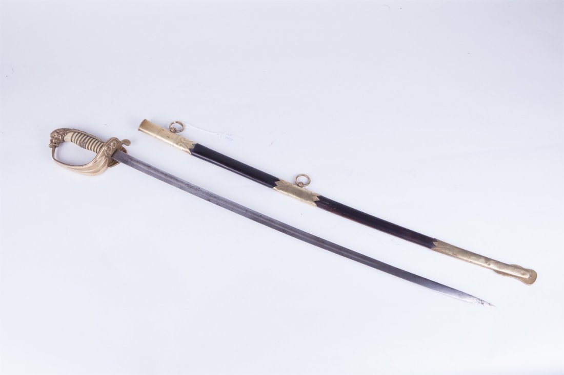 German navy officer sword 19 century. — image 2