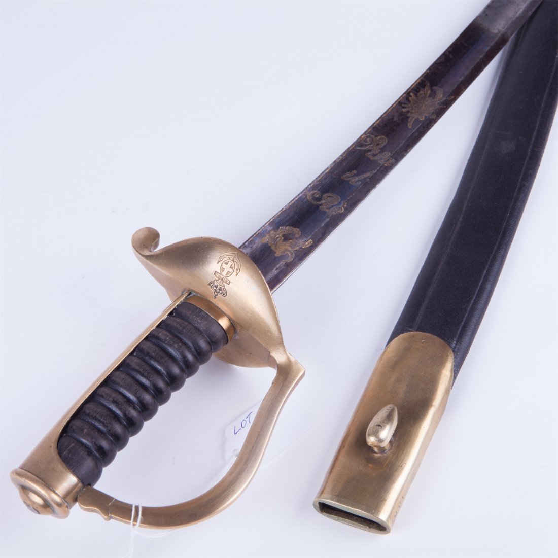 Italian navy sword. Circa 1820. — image 1