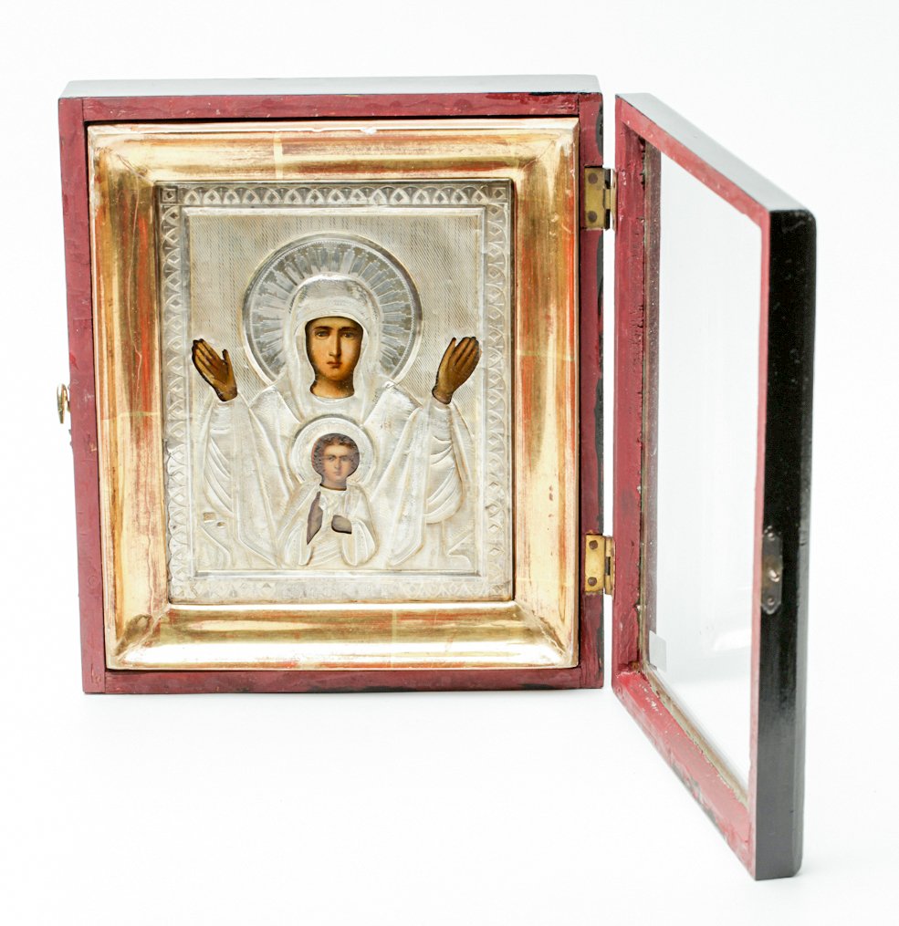 Russian icon the Sign. — image 3