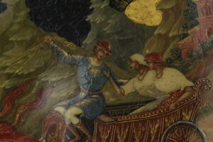 Two Russian lacquer plates. — image 6