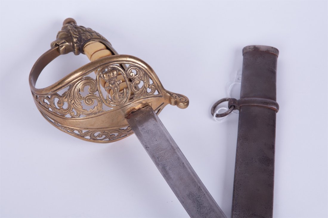 Netherlands Holland Dutch navy sword. Model 1881. — image 1