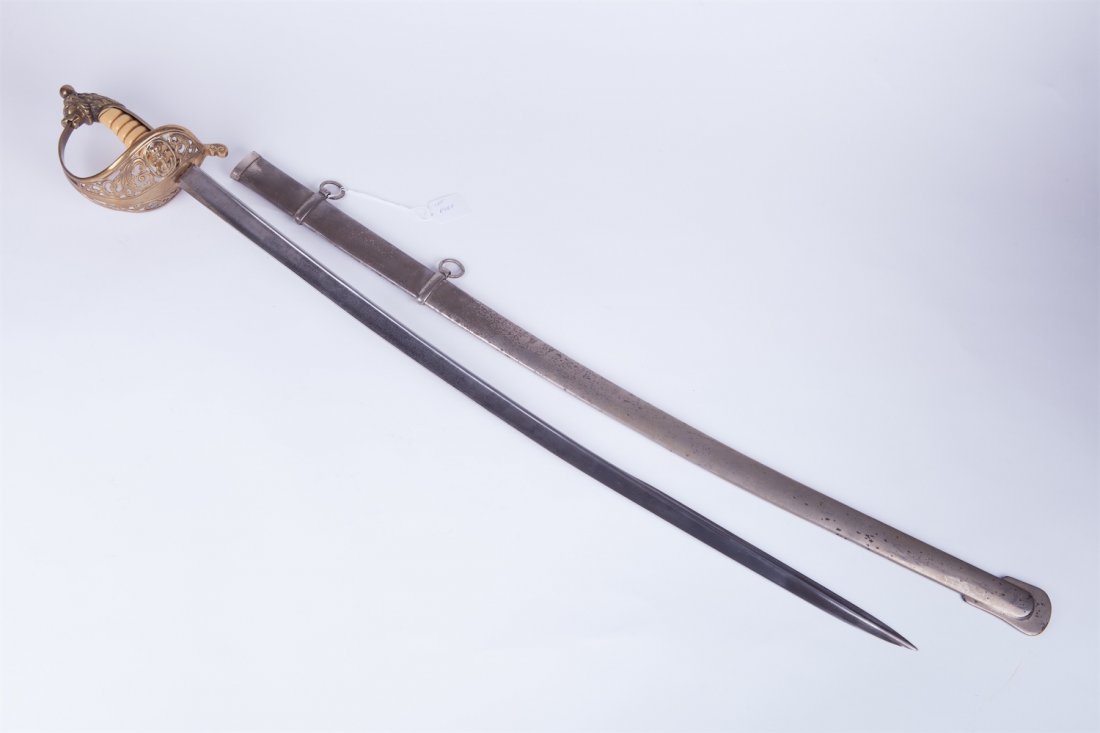 Netherlands Holland Dutch navy sword. Model 1881. — image 2