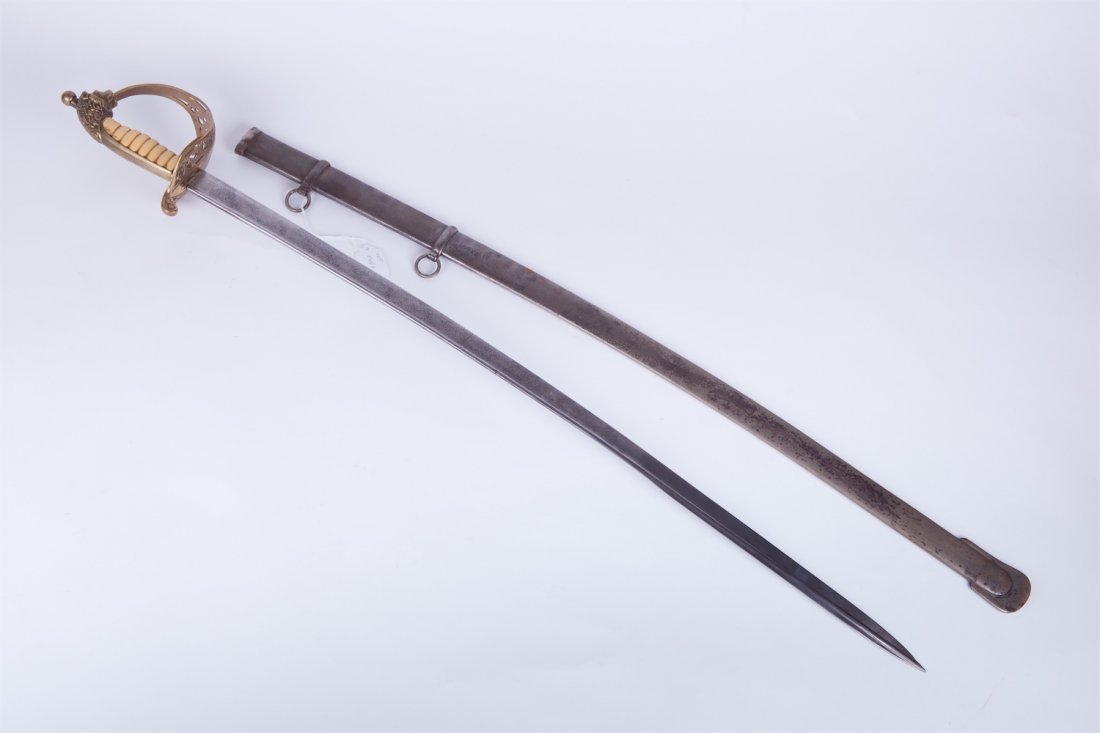 Netherlands Holland Dutch navy sword. Model 1881. — image 3
