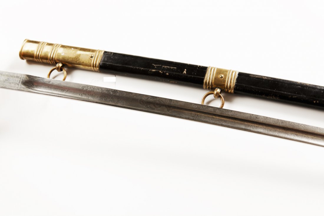 Argentinian navy sword with scabbard. — image 4