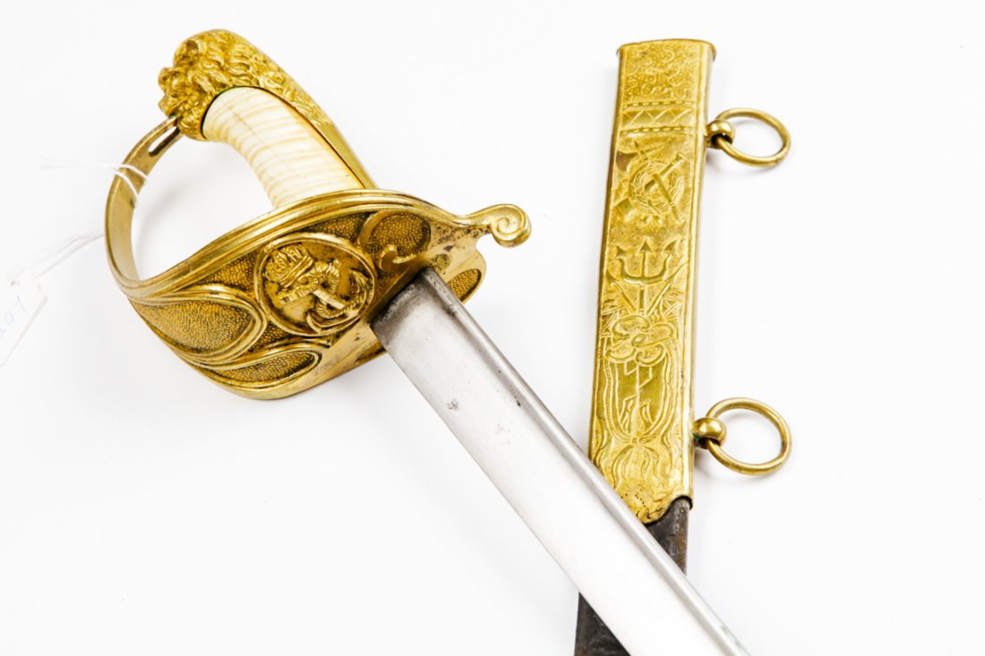 Swedish navy officer sword. — image 1