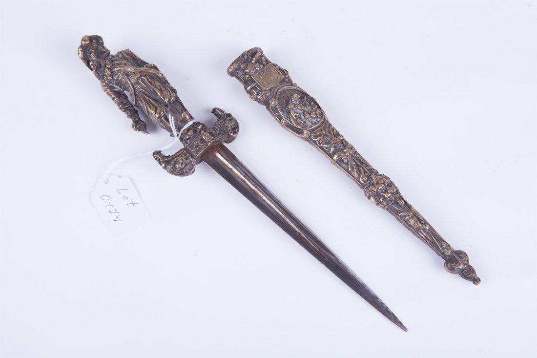 Danish navy romantic dagger. — image 1