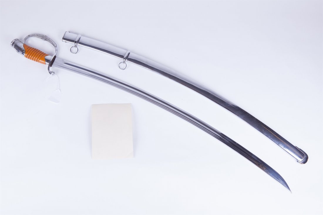 Soviet russian general sword (shashka) with picture. — image 2
