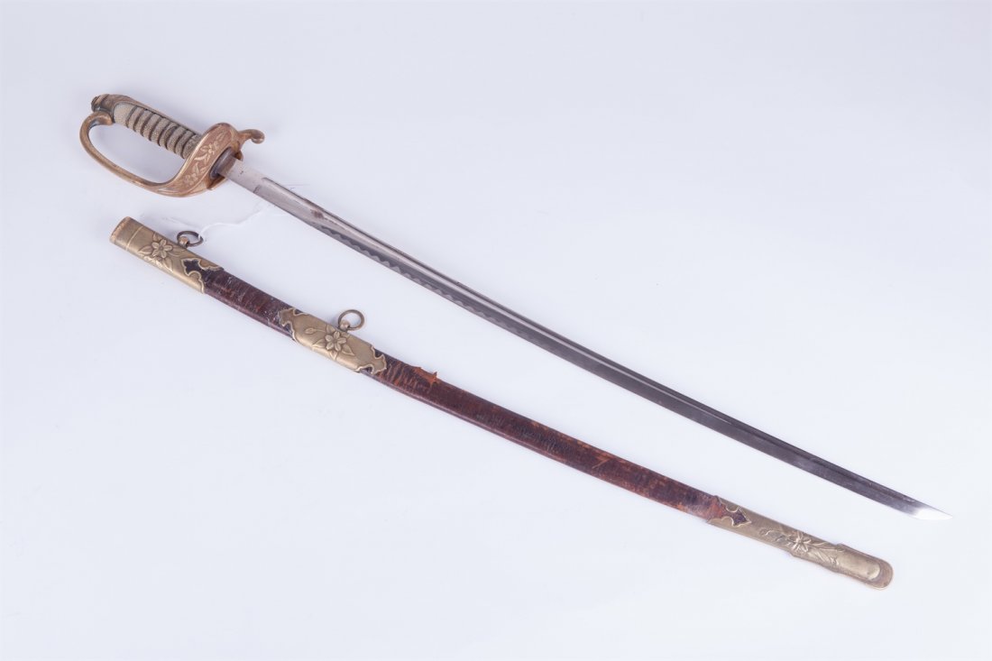 Japanese Japan WW2 WWII Navy Officer's Sword. — image 2