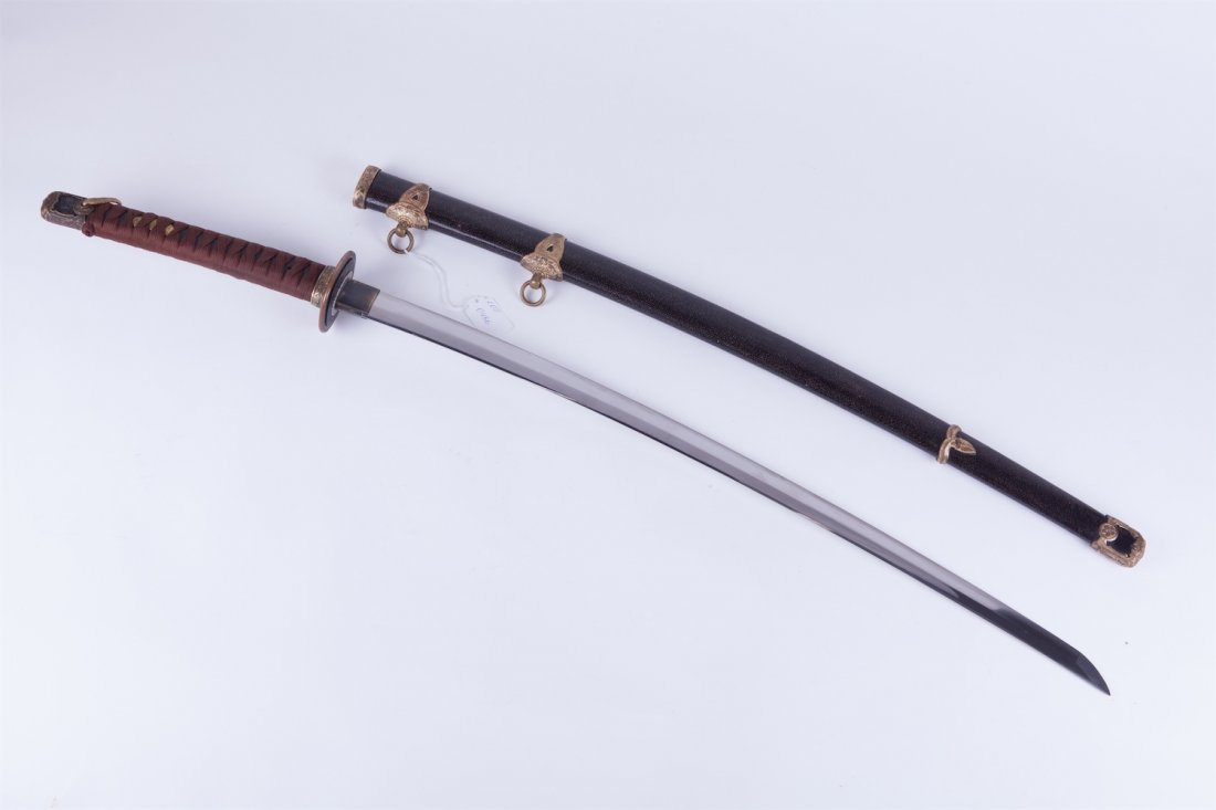 Japanese navy officer WW2 sword katana. — image 2